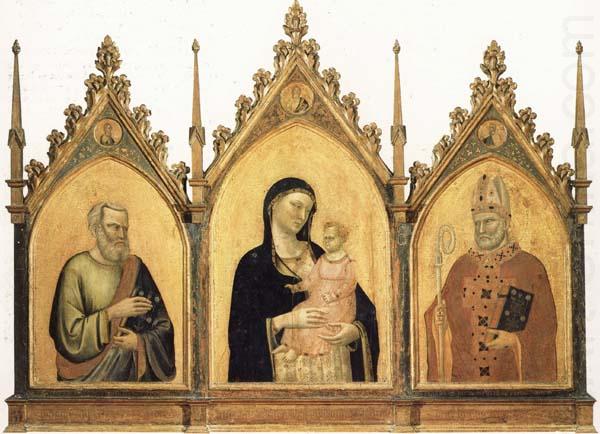 DADDI, Bernardo Madonna and Child with SS.Mat-thew and Nicholas of Bari china oil painting image